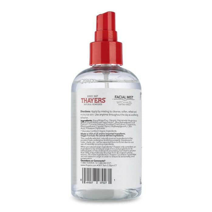 Thayers Alcohol Free Witch Hazel Facial Mist - Cucumber (237 mL)