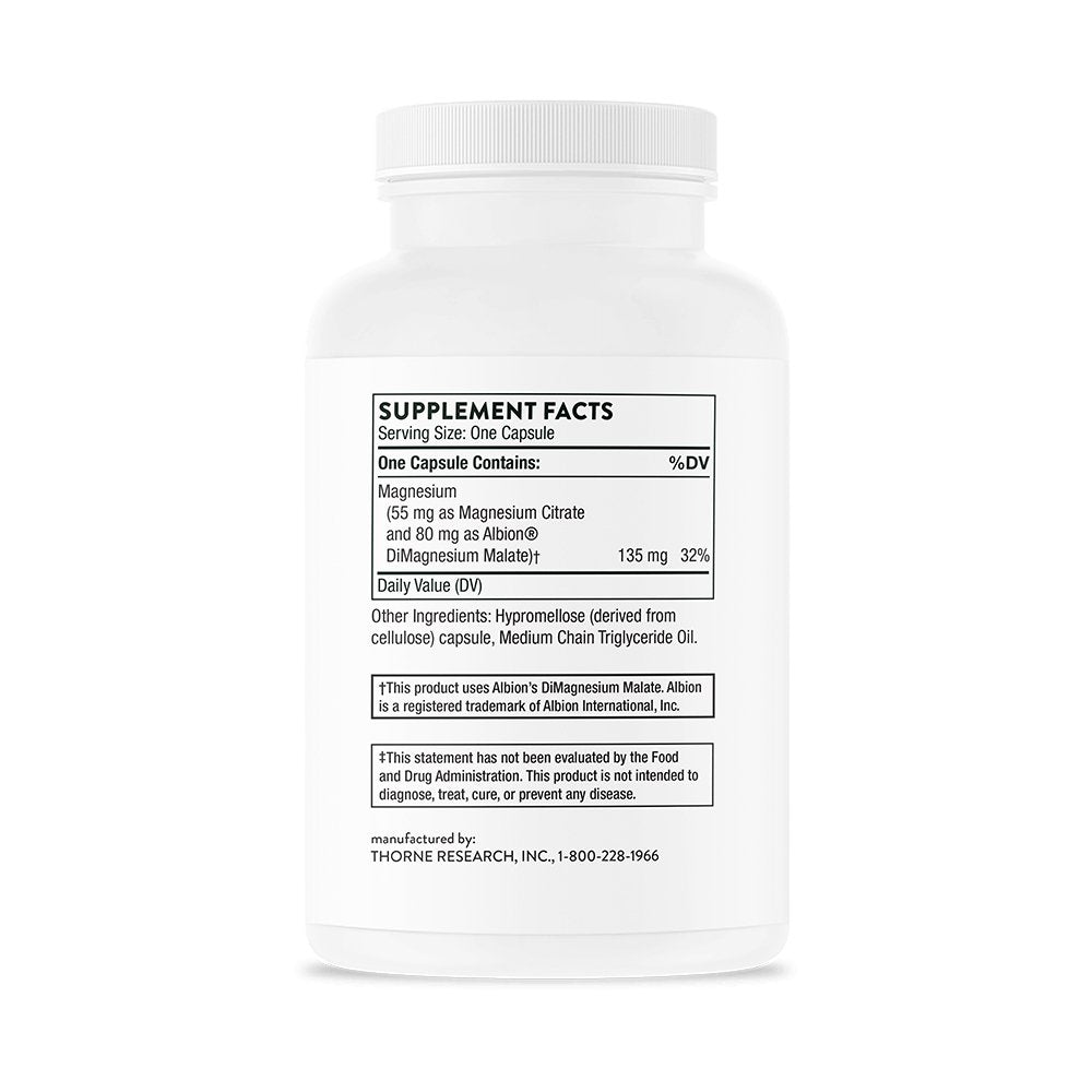 Thorne Magnesium CitraMate (90 caps)