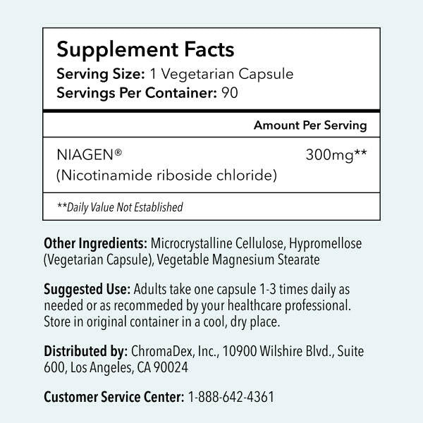 Tru Niagen 300mg (90caps)