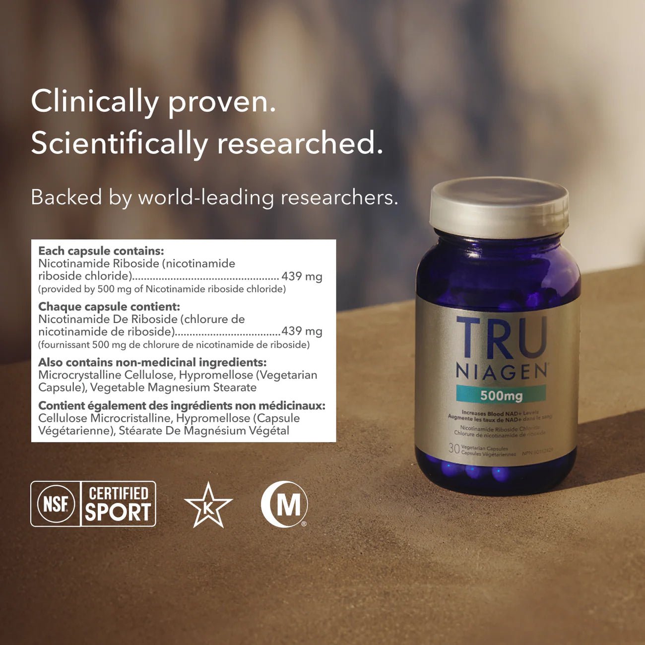 Tru Niagen 500mg (30 caps)