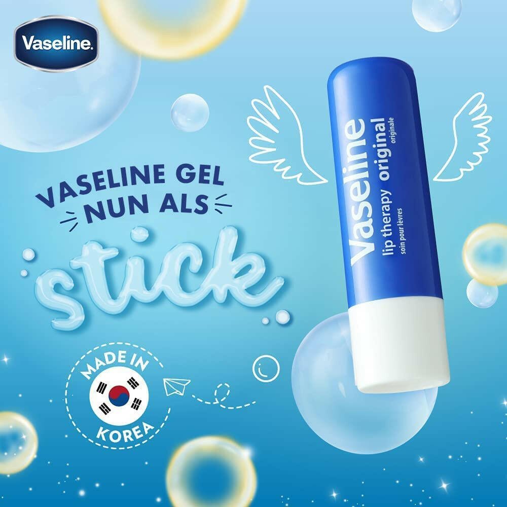 Vaseline Lip Therapy (4.8g) - Original | Rosy lips