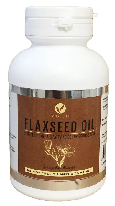 Vital Life Flaxseed Oil 90 softgels