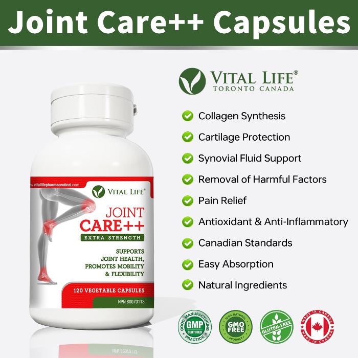 Vital Life Joint Care++ Extra Strength (120 Capsules)