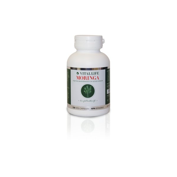 Vital Life Organic Moringa (120 vegetable capsules)