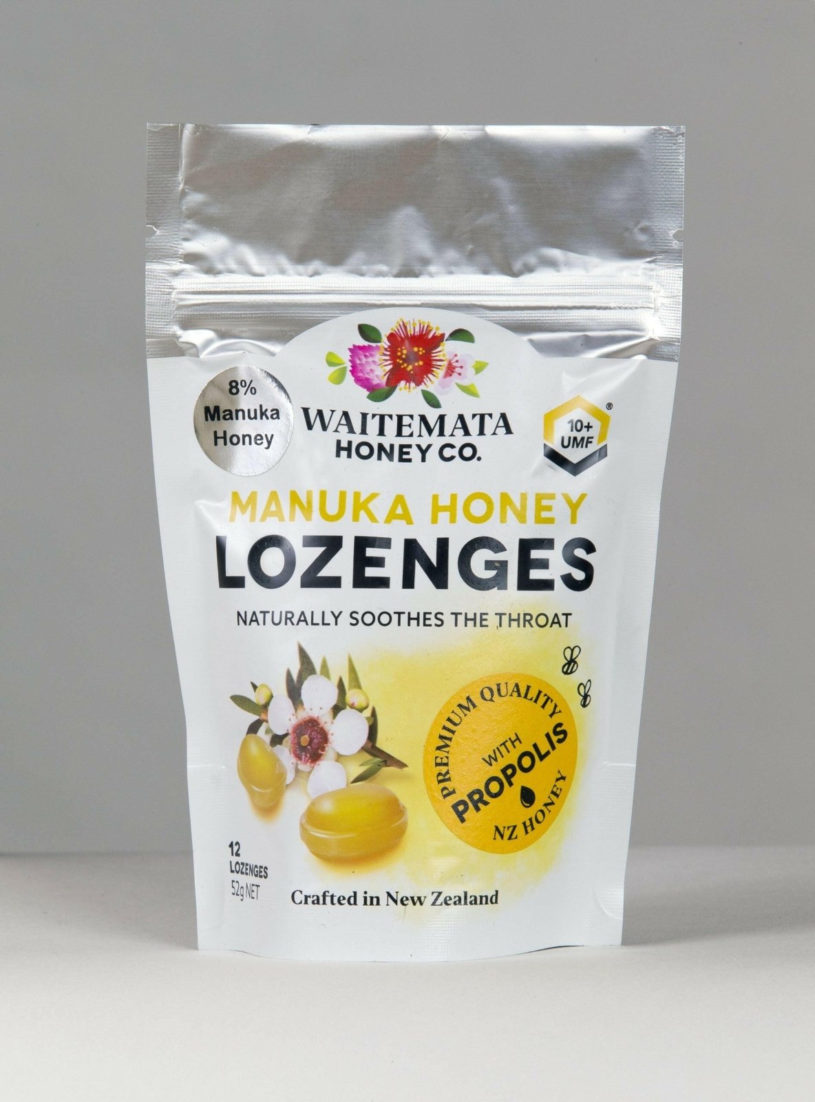 Waitemata Mānuka Honey Lozenges with Propolis (54g)