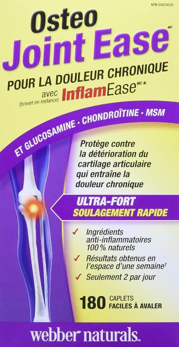 Webber Naturals Osteo Joint Ease (180 caplets)