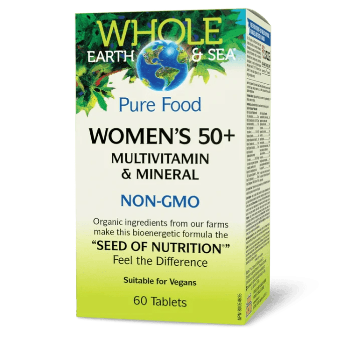 Whole Earth & Sea Women’s 50+ Multivitamin & Mineral (60 tablets)