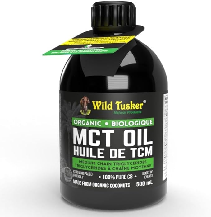 Wild Tusker MCT Oil 100% pure C8 (500ml)