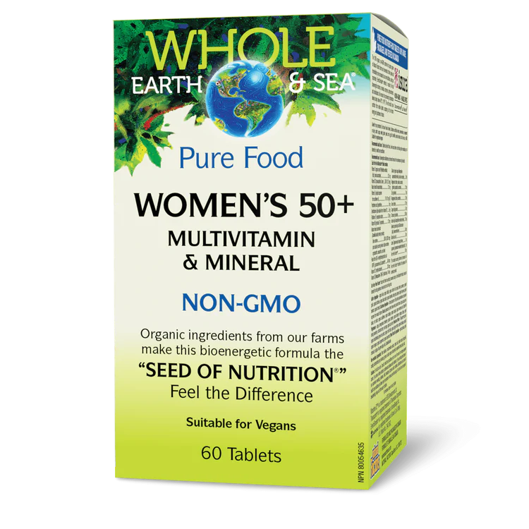 Whole Earth & Sea Women’s 50+ Multivitamin & Mineral (60 tablets)
