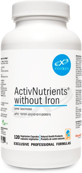 Xymogen ActivNutrients without Iron (120 Capsules)