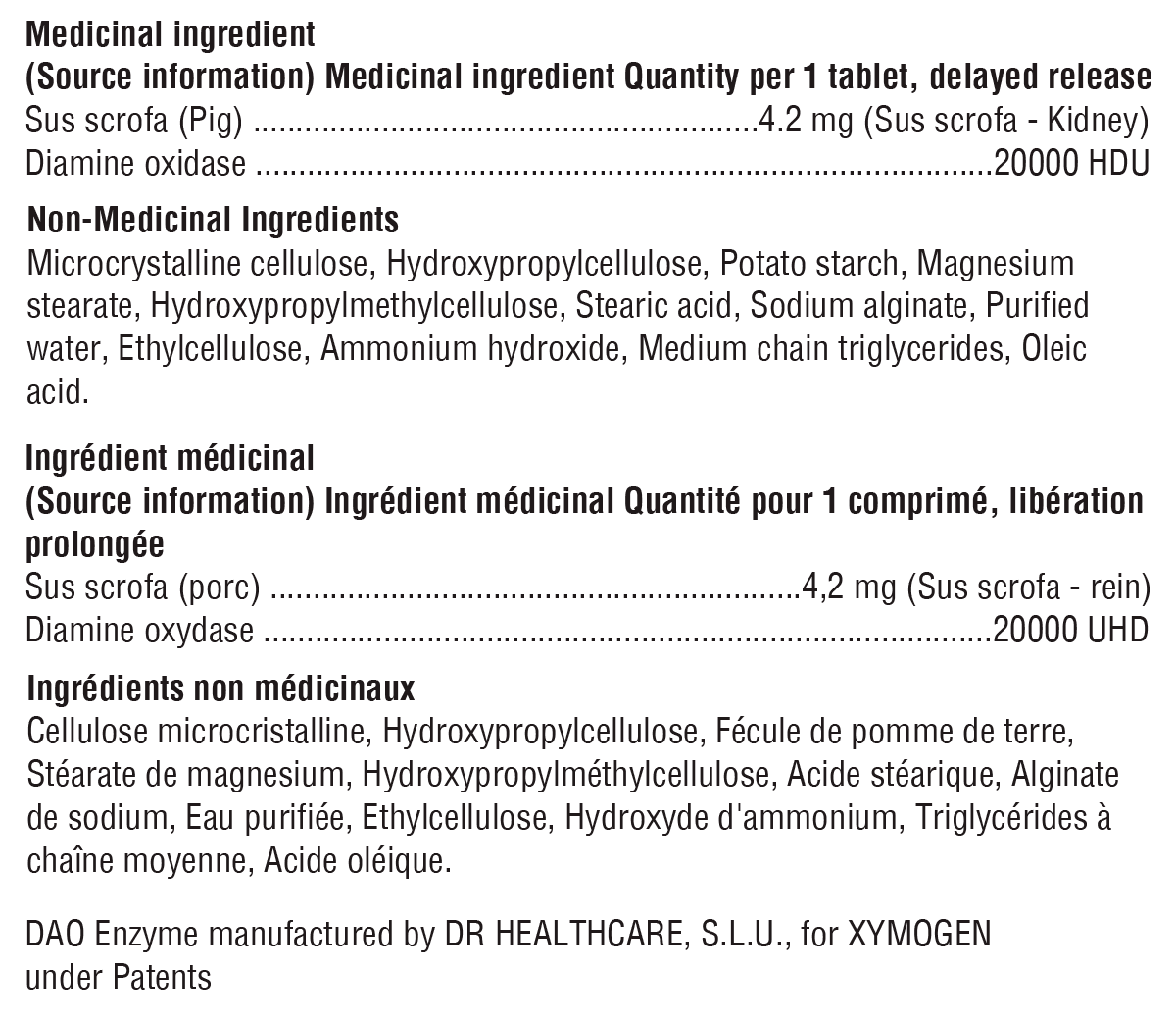 Xymogen HistDAO (60 Tablets)