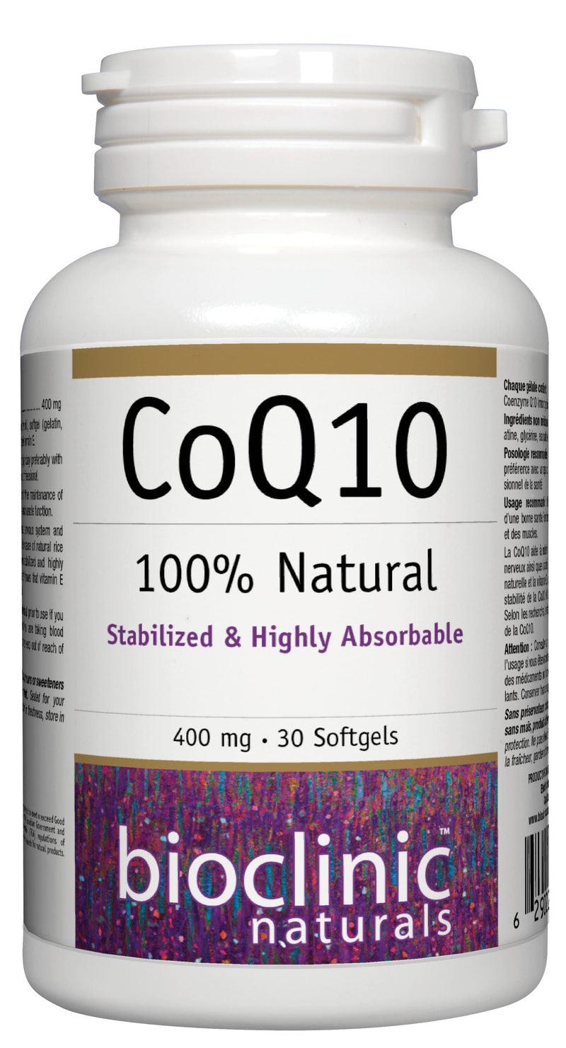 BioClinic Naturals CoQ10 400 mg (30 softgels)