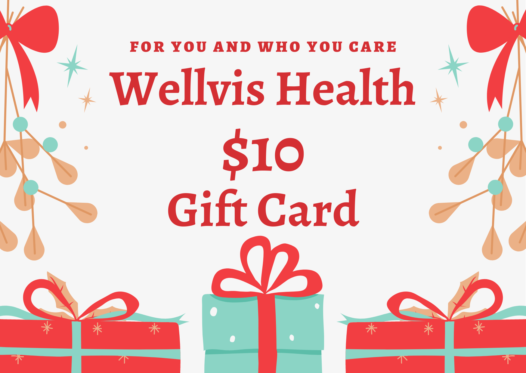 Wellvis $10 Gift Card
