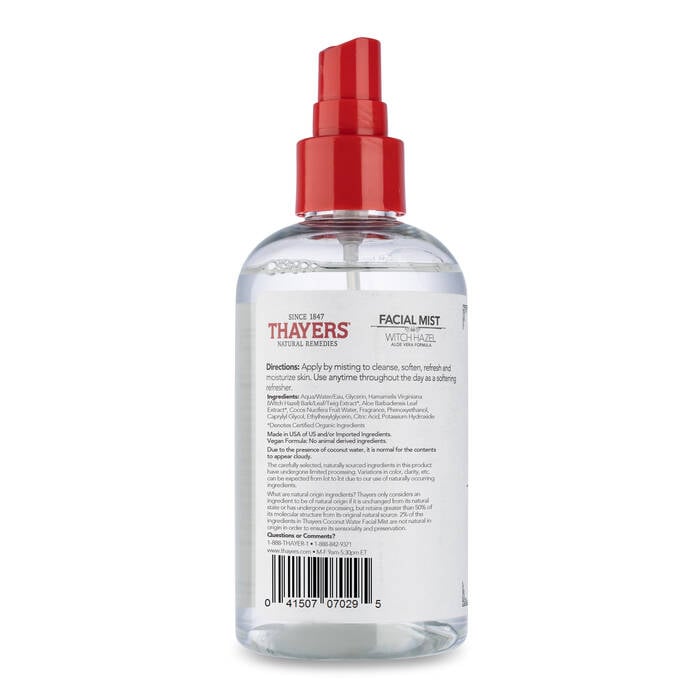 Thayers Alcohol Free Witch Hazel Facial Mist - Coconut Water (237 mL)