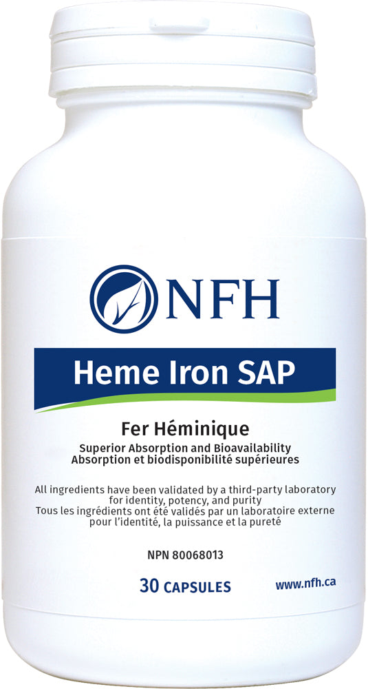 NFH 血紅素鐵 SAP（30/60 粒膠囊）