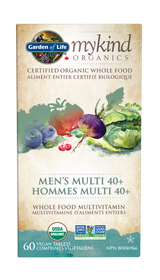 Garden of Life Organic Men's multi 40+ (60 vegan tablets)