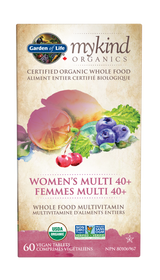 Garden of Life ORGANIC WOMEN'S 40+ MV VTAB - 60 vegan tablets