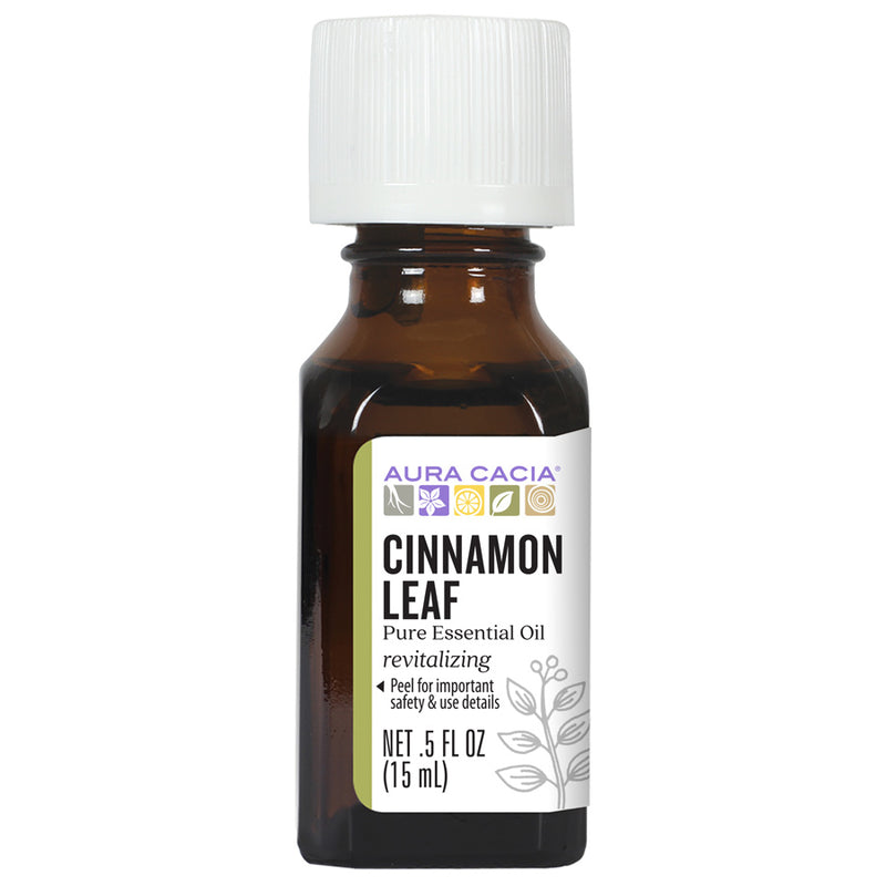 Aura Cacia Cinnamon Leaf Essential Oil (15 mL)