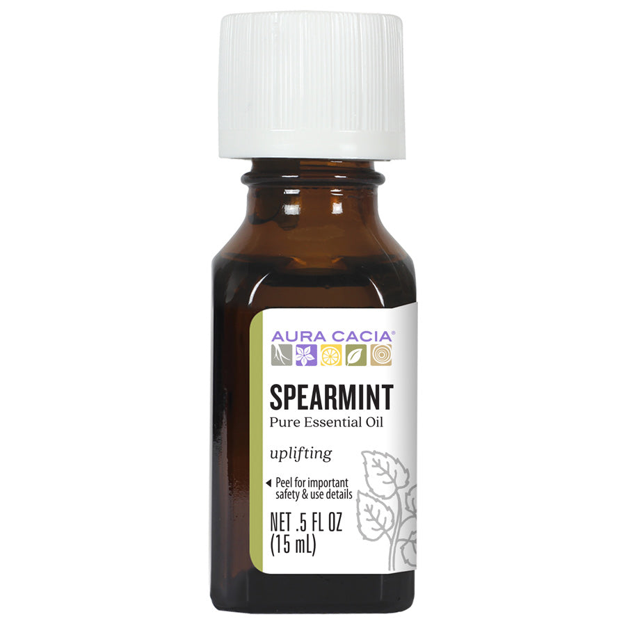 Aura Cacia Spearmint Essential Oil (15 mL)