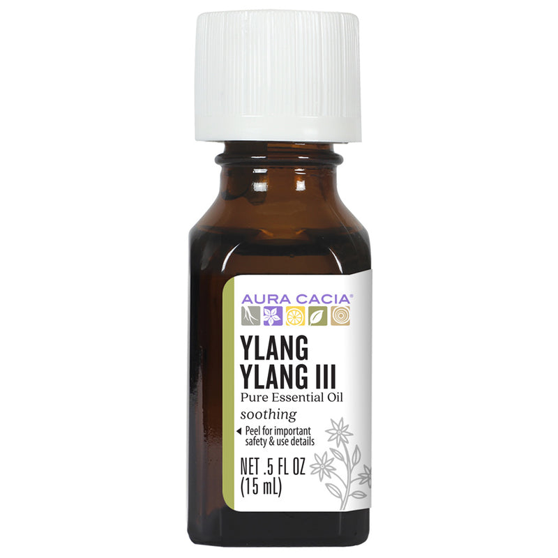 Aura Cacia Ylang Ylang III Essential Oil (15 mL)