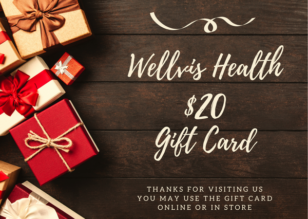 Wellvis $20 Gift Card