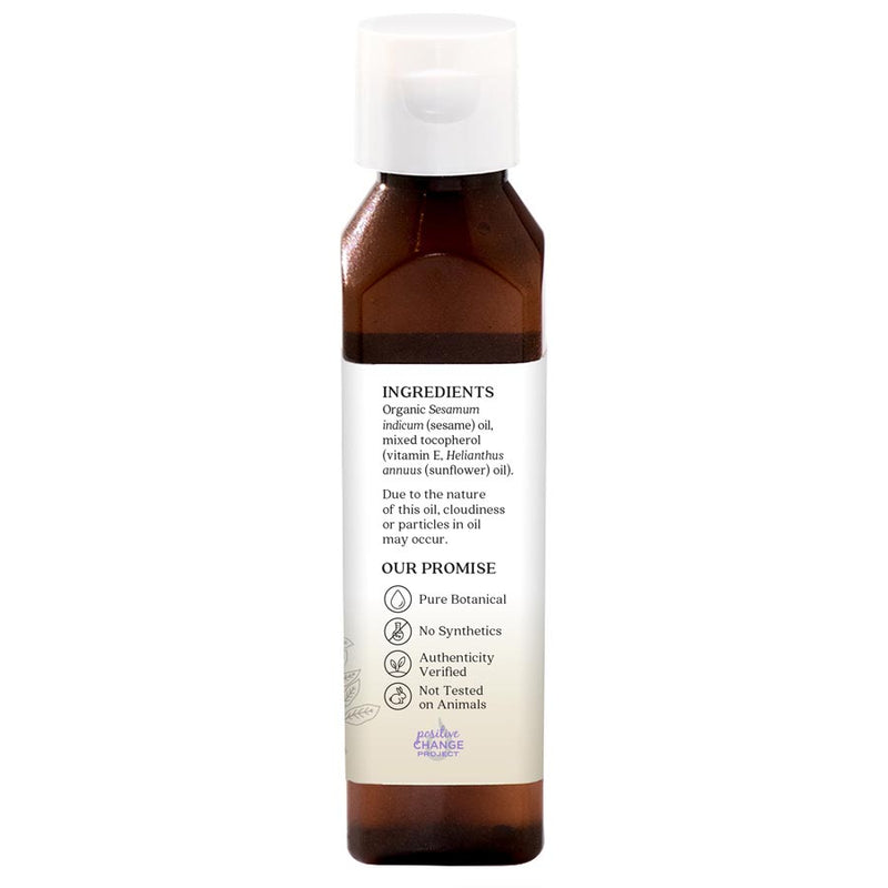 Aura Cacia Organic Sesame Skin Care Oil (118 mL)