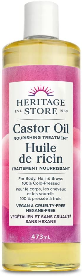 Heritage Store – Castor Oil (473mL / 16 oz) 100% Cold Pressed