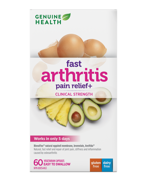 Genuine Health fast arthritis pain relief (60 Vcaps)