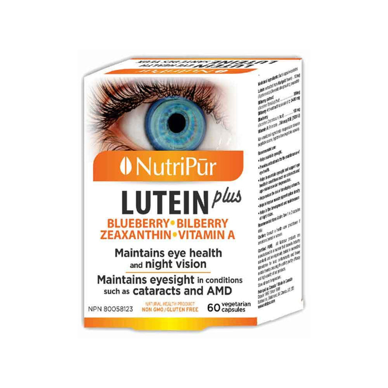 Nutripur Lutein Plus (60 Caps) with Bilberry