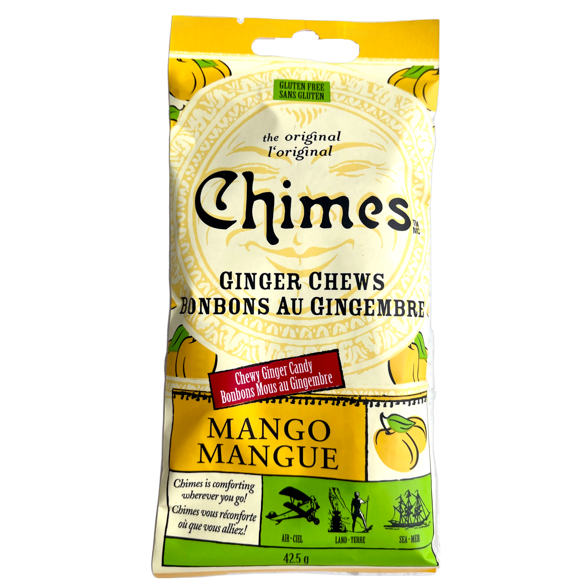 Chimes Chewy Ginger Candy - Mango flavor(42.5g)