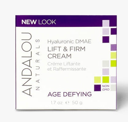 Andalou Naturals Age Defying Hyaluronic Dmae Lift & Firm Cream (50 mL)