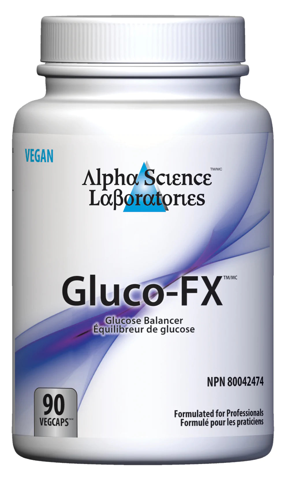 Alpha Science Lab Gluco‐FX (90 vcaps)