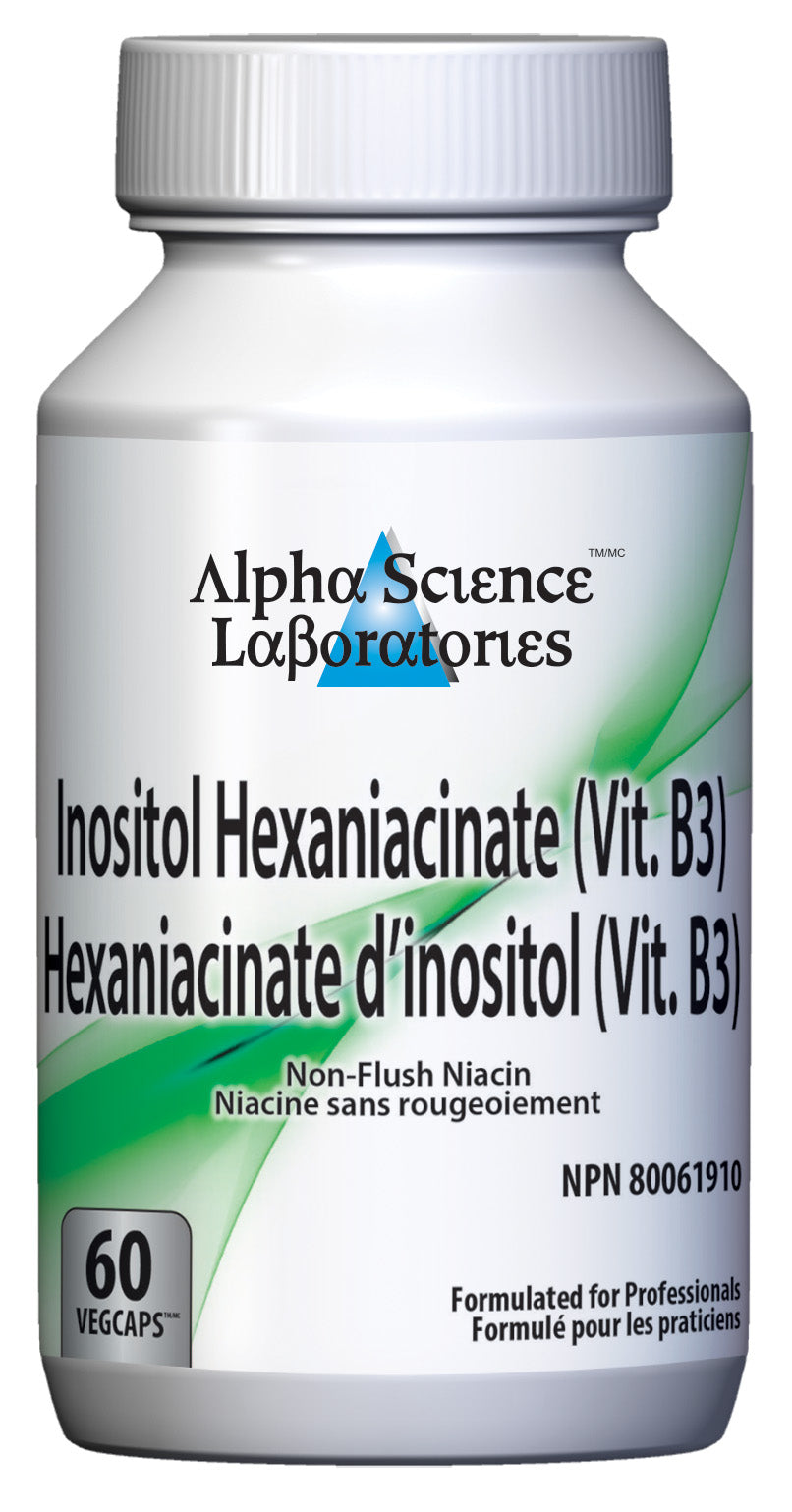 Alpha Science Lab Inositol Hexaniacinate | Vit B3 (60 vcaps)