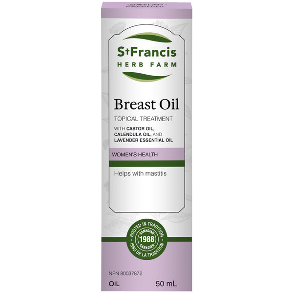 St Francis Herb Farm Breast Oil - 50mL/100mL/250mL