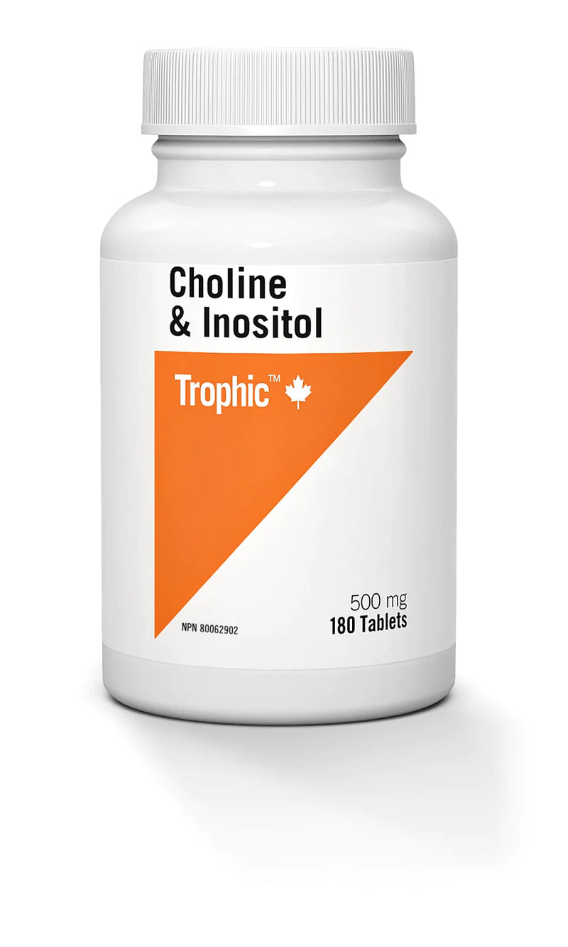 Trophic Choline & Inositol 500 mg (90 & 180 tablets)