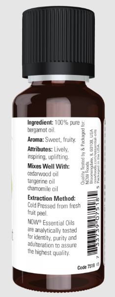 NOW Bergamot Oil (30 mL)