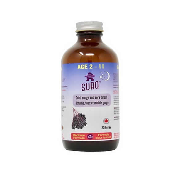 Organic Elderberry Syrup Nighttime formula KIDS Age 2-11