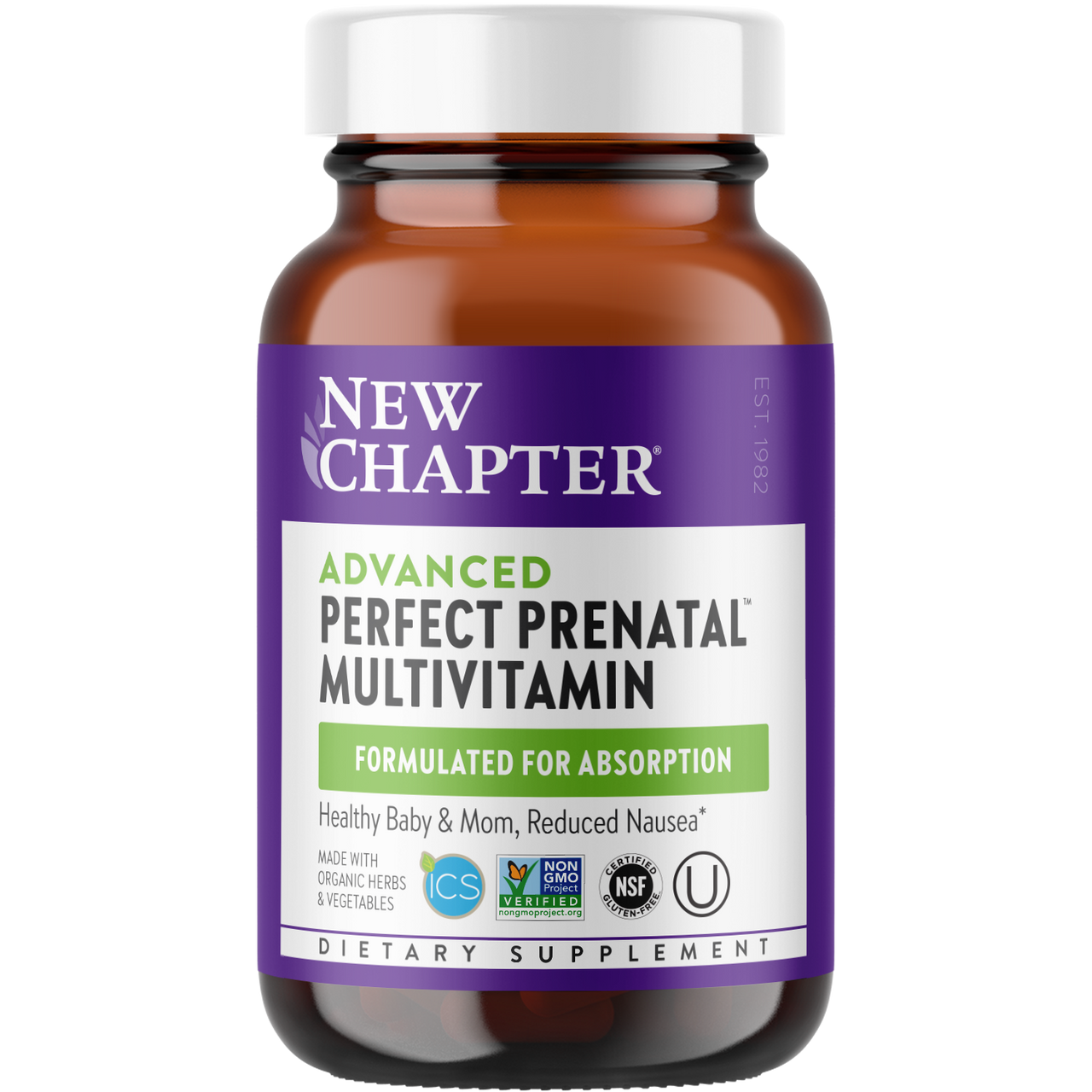 New Chapter Advanced Perfect Prenatal Multivitamin (96 tablets)