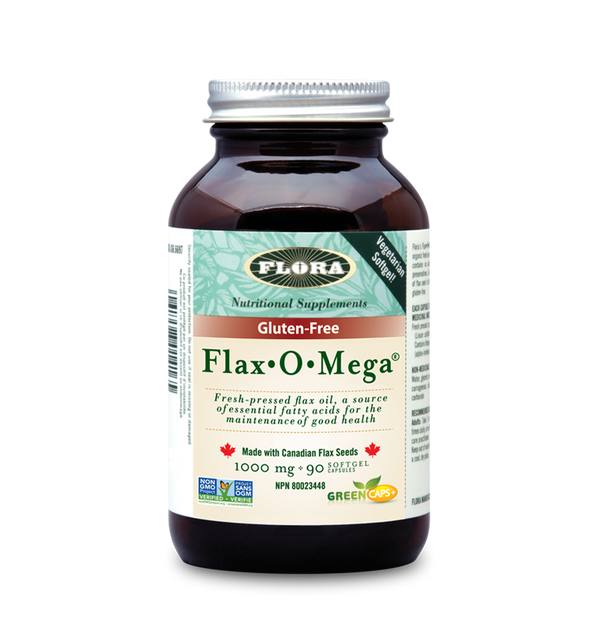 Flora Flax-O-Mega Flax Oil (90 Capsules)