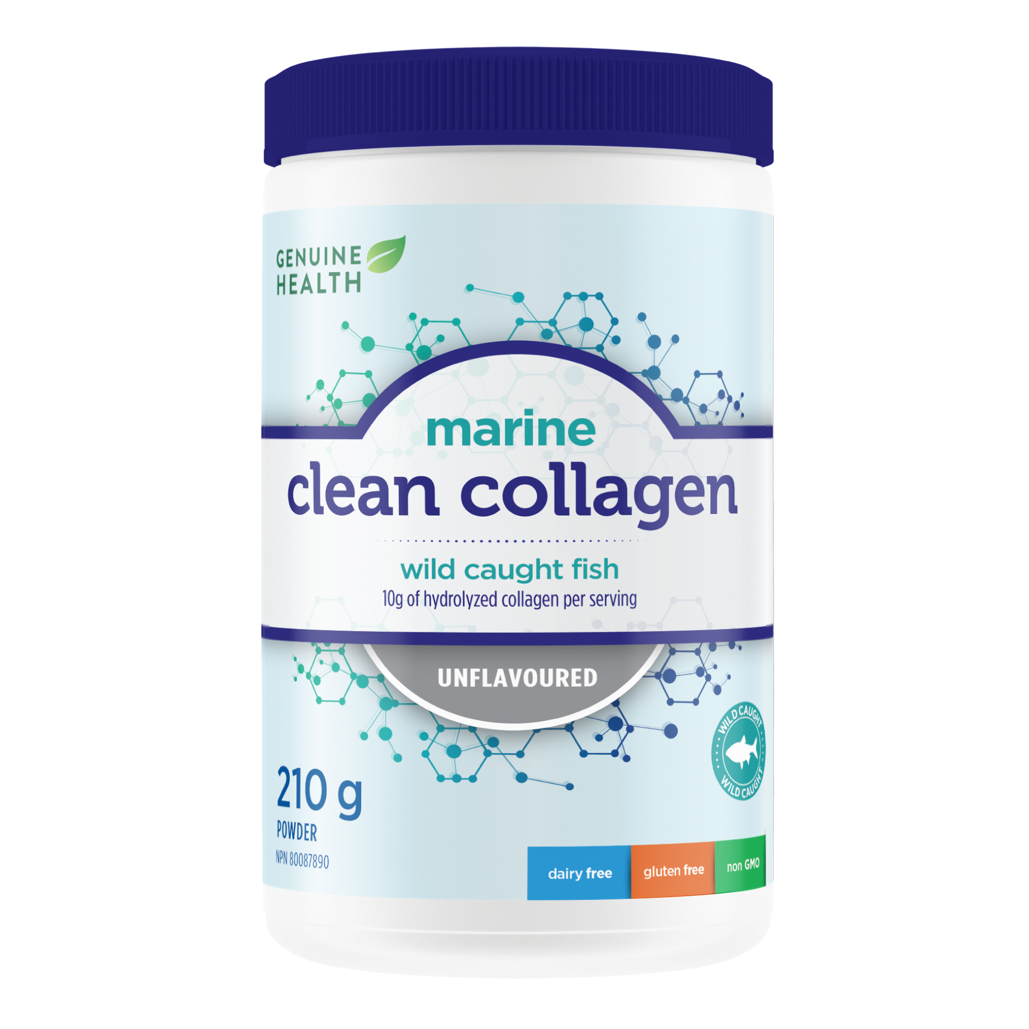 Genuine Health marine collagen unflavoured (140/210 g)