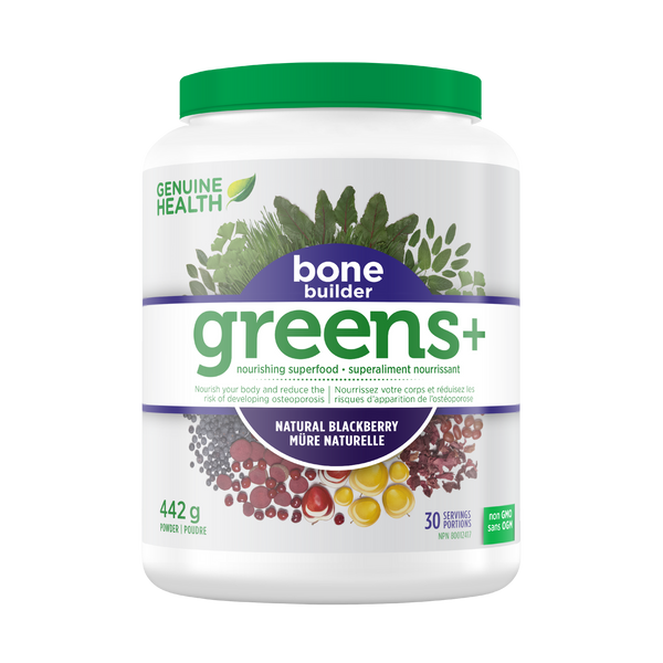 Genuine Health greens+ bone builder blackberry (442 g)