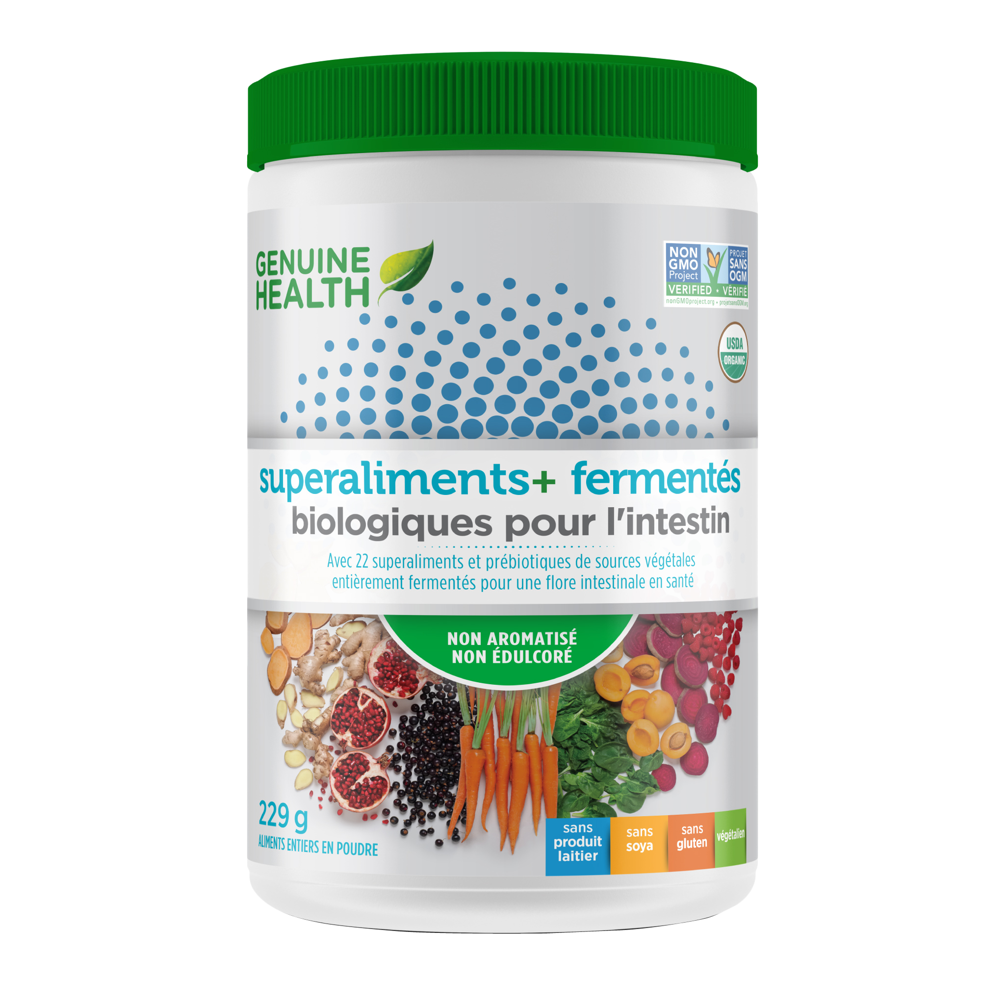 Genuine Health fermented organic gut superfoods unflavoured (229 g)