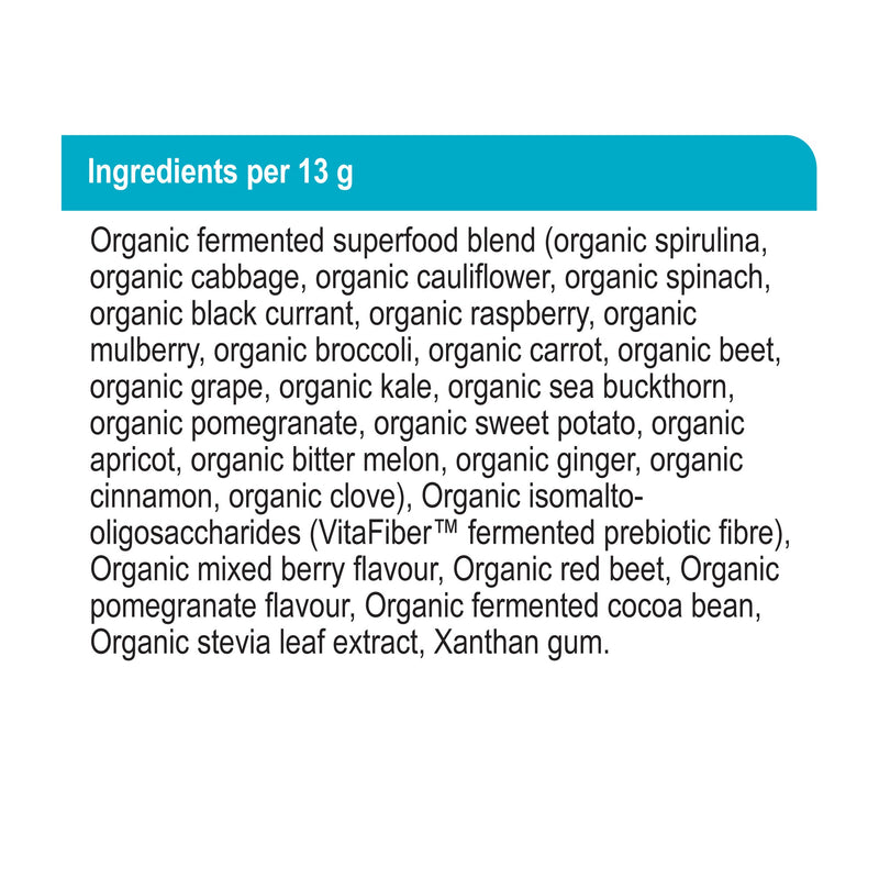 Genuine Health fermented organic gut superfoods summer berry-pomegranate (273 g)