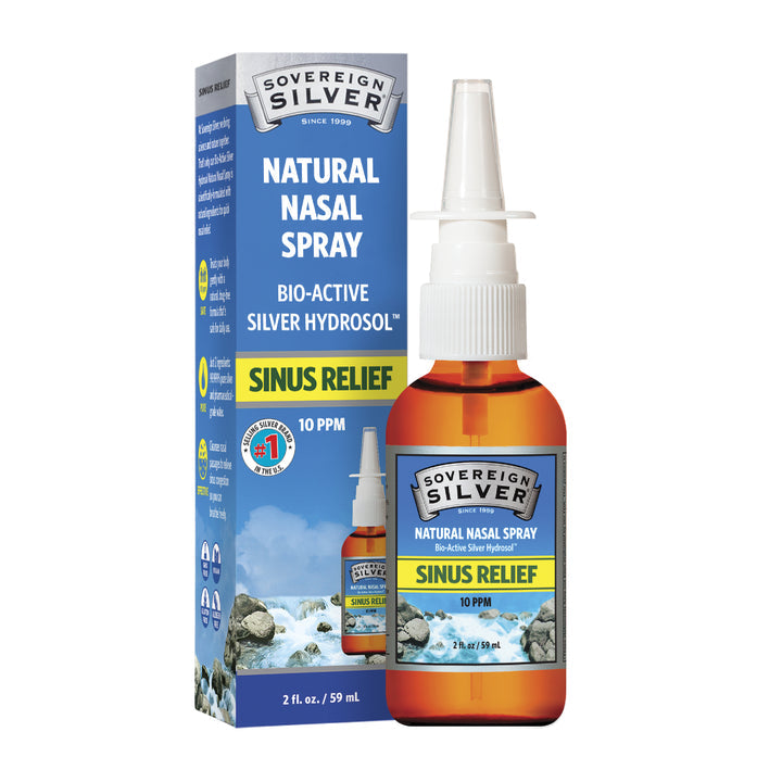 Sovereign Silver Bio-Active Silver Hydrosol (59 mL)-Nasal Spray