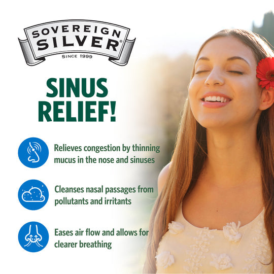 Sovereign Silver Bio-Active Silver Hydrosol (59 mL)-Nasal Spray