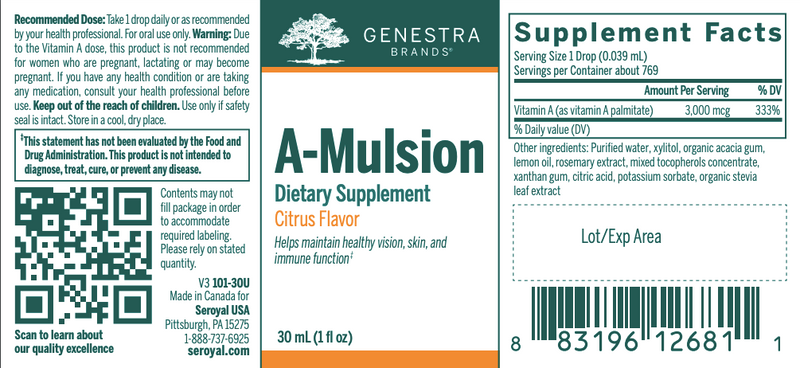Genestra A-Mulsion (30ml)