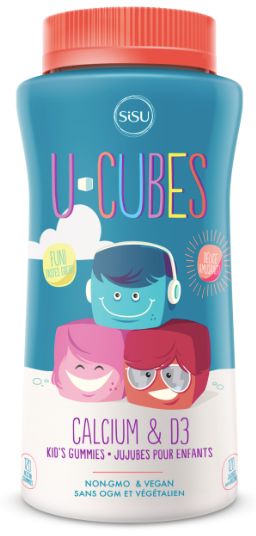 Sisu U-Cubes Calcium & D3 (120 gummies)