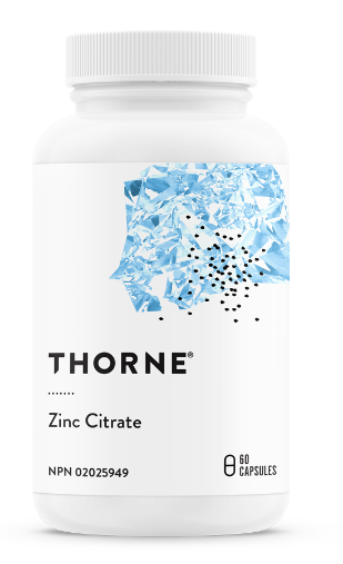 Thorne Zinc Citrate (60 caps)