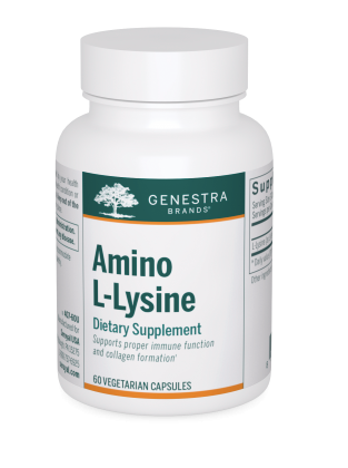 Genestra Amino L-Lysine (60 Vegetable Capsules)
