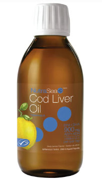 NutraSea® Cod Liver Oil, Lemon (200 ml)